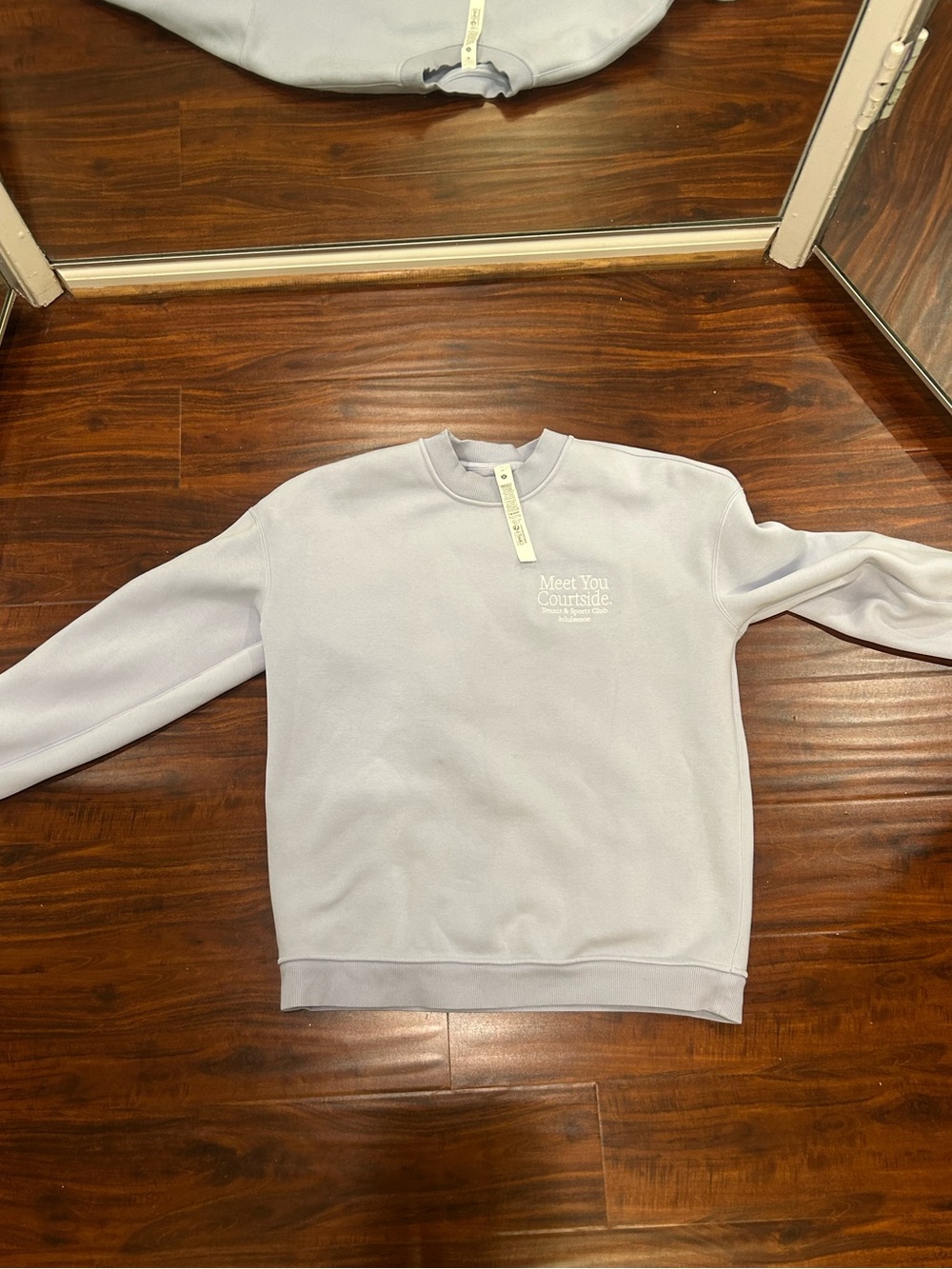 Lululemon Womens Big Cozy Oversized Pullover Tennis in Serene Blue